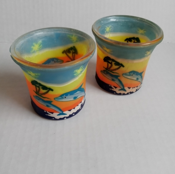 Vintage Votives Clay Dolphines - Picture 4 of 9